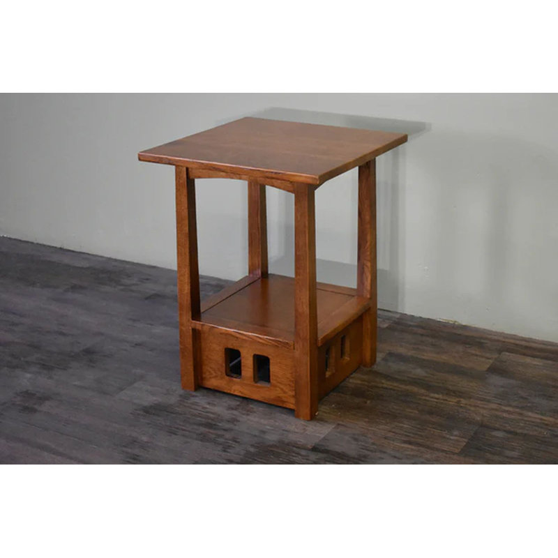 Hardester Solid Wood End Table, Michael's Cherry