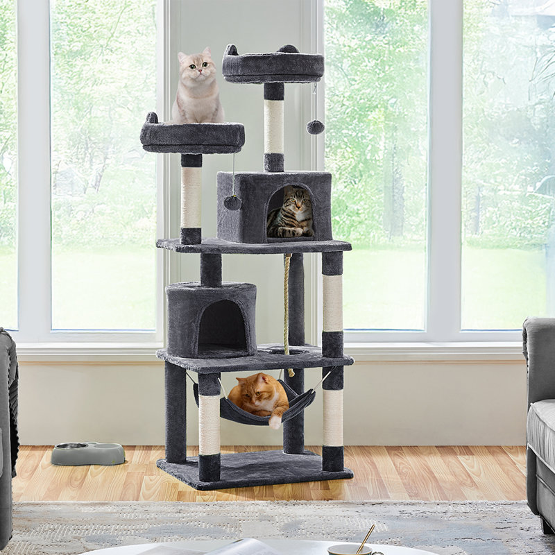 Siegfried Multi-Level Cat Tree, Dark Gray
