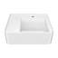 Lavabo de salle de bain mural rectangulaire de 22 po avec options de perçage de robinet et emplacement de drain central arrière Whitehaus Collection-112292350