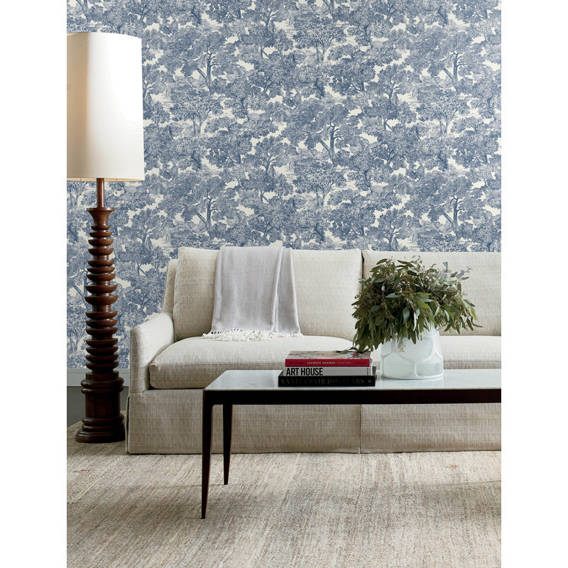 Spinney Toile Roll, Black, Paper
