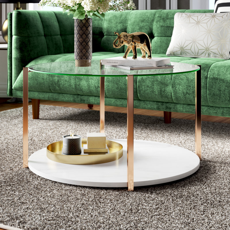 Table basse avec rangement Hartranft