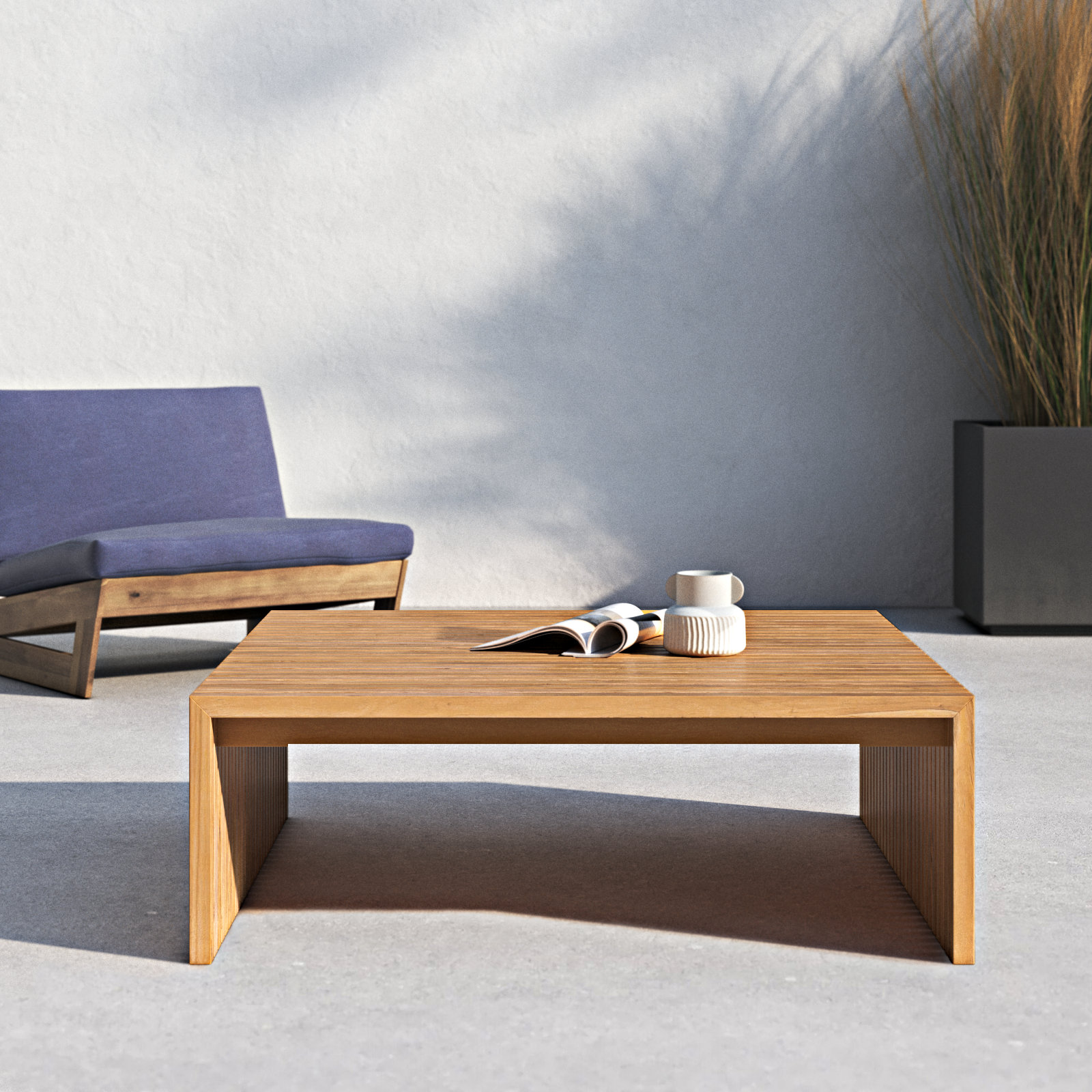 Knightly 39.5 " Teak Patio Table