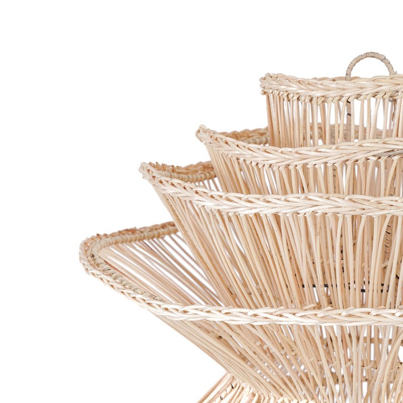 63cm H Rattan Novelty Lamp Shade ( Uno ) in Natural