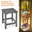Ensemble de 2 tables basses latérales latérales en bois pour terrasse Latitude Run®-2080364892