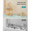 Organisateur de maquillage, comptoir à 3 niveaux, personnalisable, 2 types d'accessoires, porte-bijoux, pour meuble-lavabo, cadeau-868851804