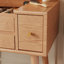 Coiffeuse en bois massif avec miroir inversé et modes d'éclairage-464247376-437111542