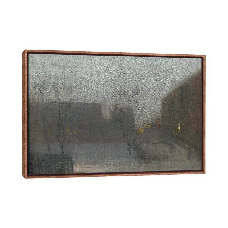 Print, 45.72 cm H x 66.04 cm W x 4.445 cm D, Classic Wood