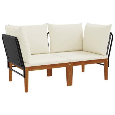 140 cm W Patio Sofa with Cushions
