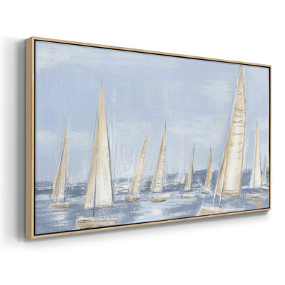 Série nautique-CCxxix- Toile tendue avec châssis tendue, prête à être accrochée