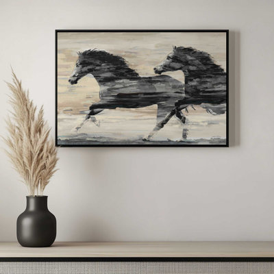 «Galloper Horses» par Amber Sterling, reproduction d'art