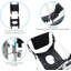Fauteuil roulant portable 4-en-1, douche à relevage hydraulique et commode de chevet avec dossier