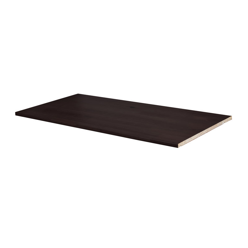 Grande tablette 100% bois massif Primm pour garde-robe Smart, Cosmo et Urban, Café