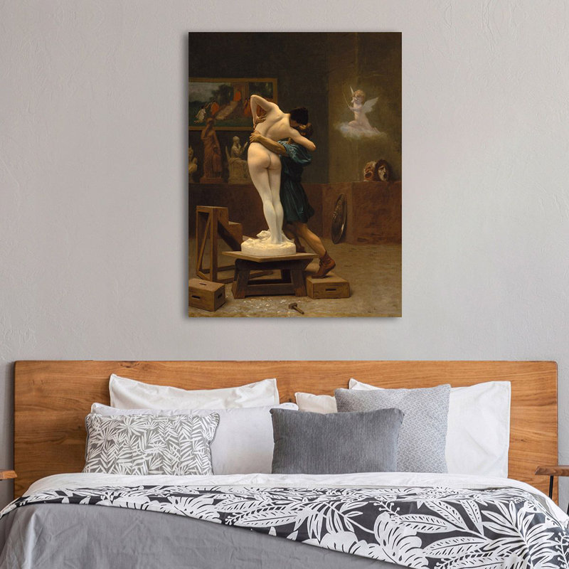 Pygmalion And Galatea by Jean-Leon Gerome - Art Prints on Canvas, 70cm H x 50cm W x 4cm D