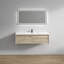 Meuble-lavabo mural simple l 58,6 po x P 19,6 po x H 17,7 po Bella-102493843