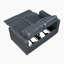 Causeuse inclinable électrique double en cuir synthétique 59 po Seawright-2016527966