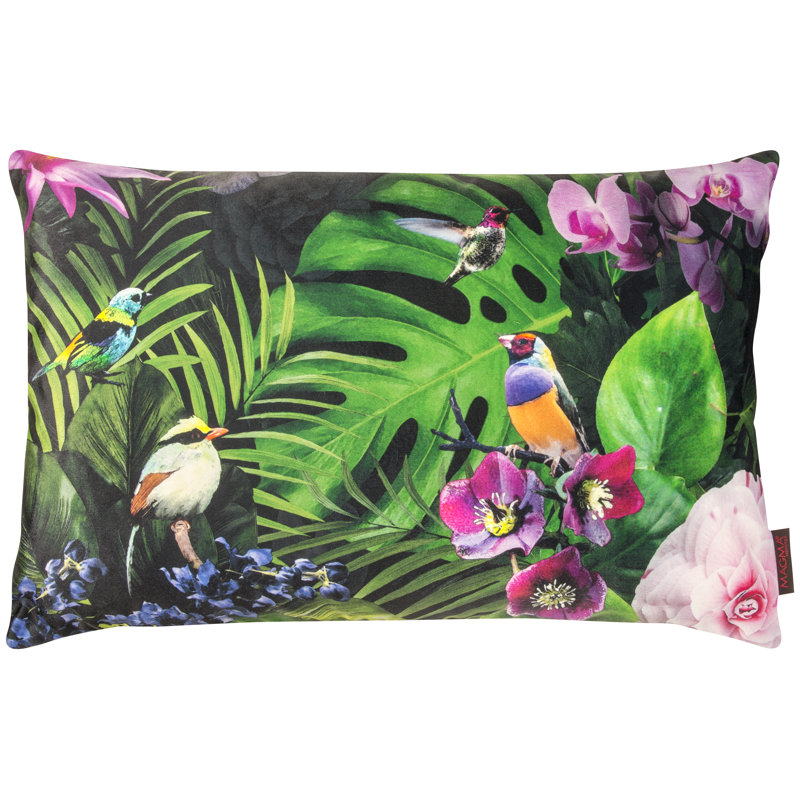 Floralia Birds Lumbar Pillow