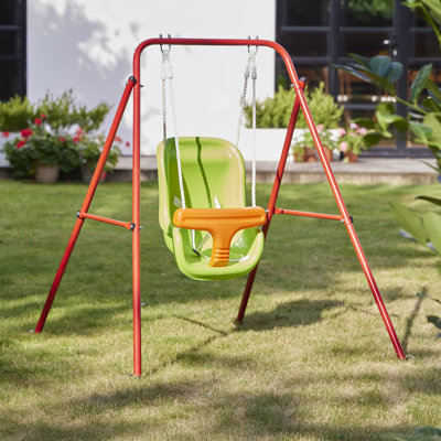 Liberty House Toys Steel Swing Set with