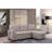 84" Sectional With , Storage Chaise & 3 Seat Capacity Gray Sleeper Reversible Bed