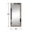 Gabrielle Rectangle PS Leaning Mirror Wall Mirror with Wide Frame