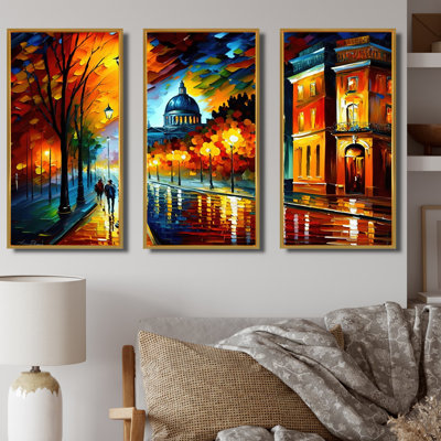 Colorful Montreal City IV " Colorful Montreal City IV " 3 - Pieces