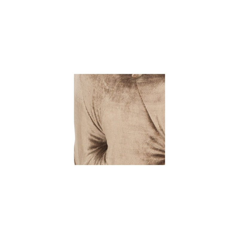 Repose-pieds de 16,1 po Burnes, Champagne, lin