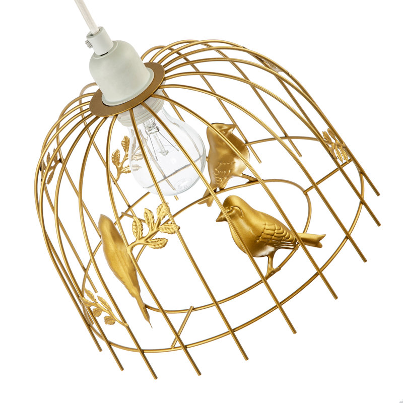 16 cm H Novelty Pendant Shade ( No Direct Attachment Method ) in Gold