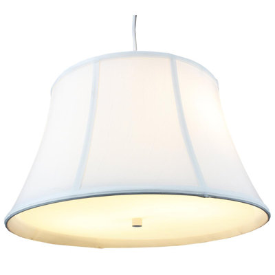 Luminaire suspendu en forme de tambour 2 lumières unique/accrocheur