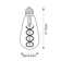 4W E27 ES ST64 Pear LED Dimmable Bulb - 265lm 2200K Warm White