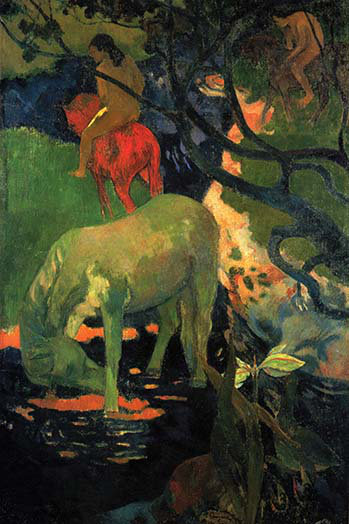 « the mold » par paul gauguin-impression, H 66 po x l 44 po