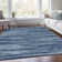 Premium Machine Washable Prisco Blue Rug