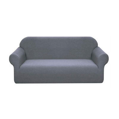 Polyester Box Cushion Sofa Slipcover