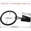Kbndieu 40 Pack Metal Curtain Rings with Clips, Hat Clothes Clips, Drapery Clips with Rings, Drapes Rings 1.26 In Interior Diameter-1669970401
