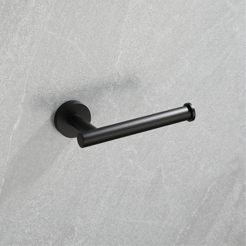 5 Piece Bathroom Towel Rack Set Wall Mount, Matte Black