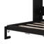 Lit escamotable double avec armoires de rangement
