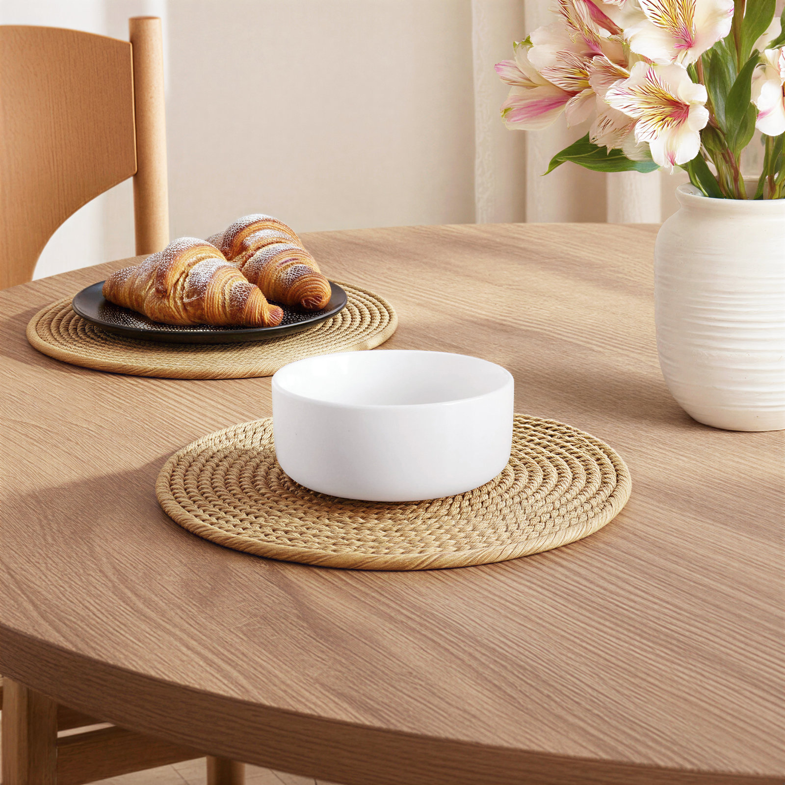 Malmesbury Straight Lip Stoneware Cereal Bowl, White