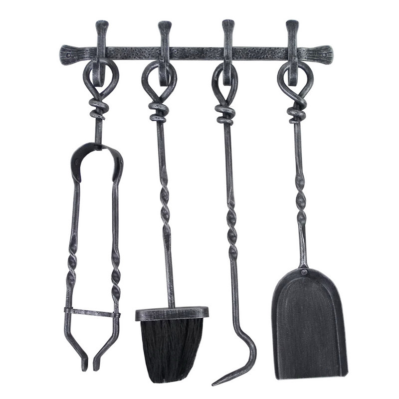 Iron Fireplace Tool Set