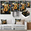 «Yellow Nature S Harmony Guitare», art mural en métal-101154328