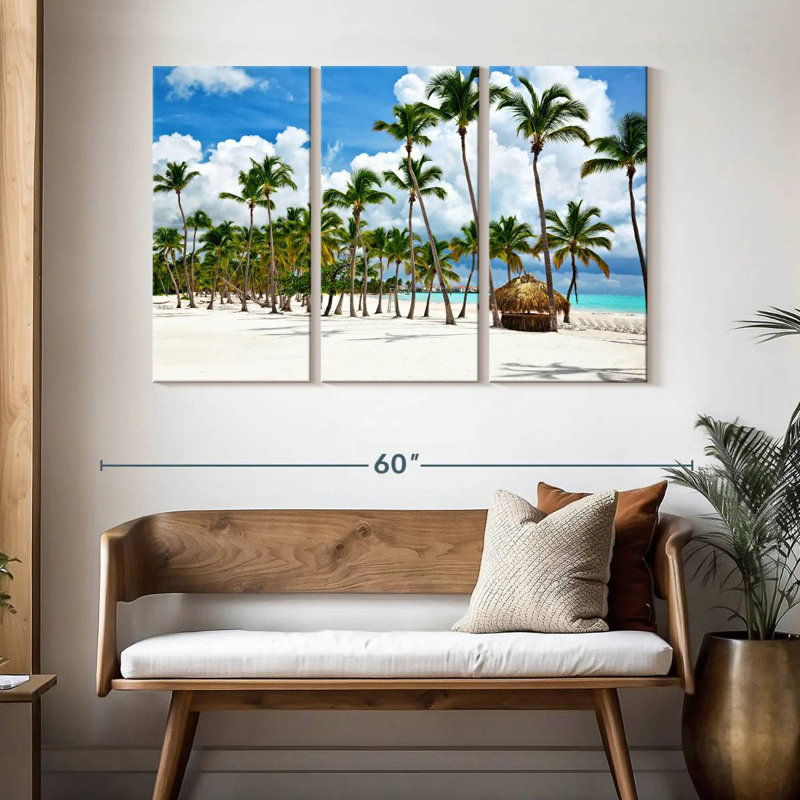 Palmiers Gillard Cap Cana Beach, H 42 po x l 65 po