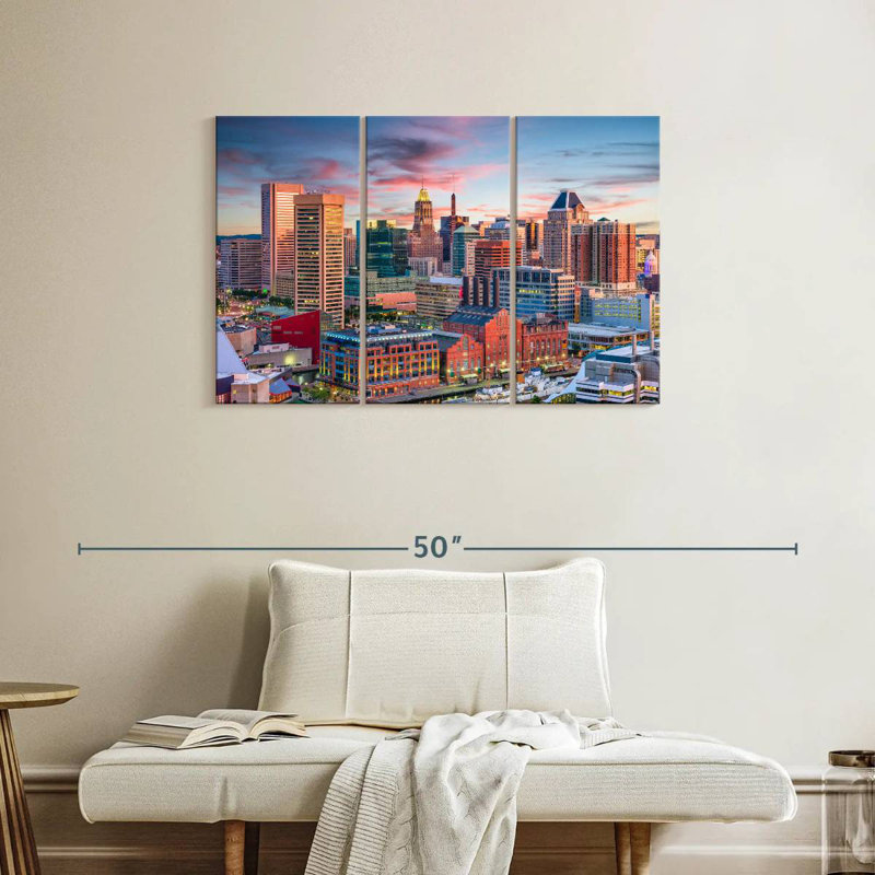 Sireci Baltimore Sunset, 24" H x 38" W