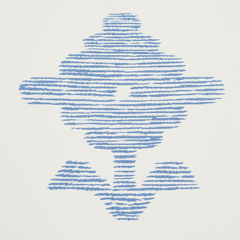 Papier peint Rubia, Bleu
