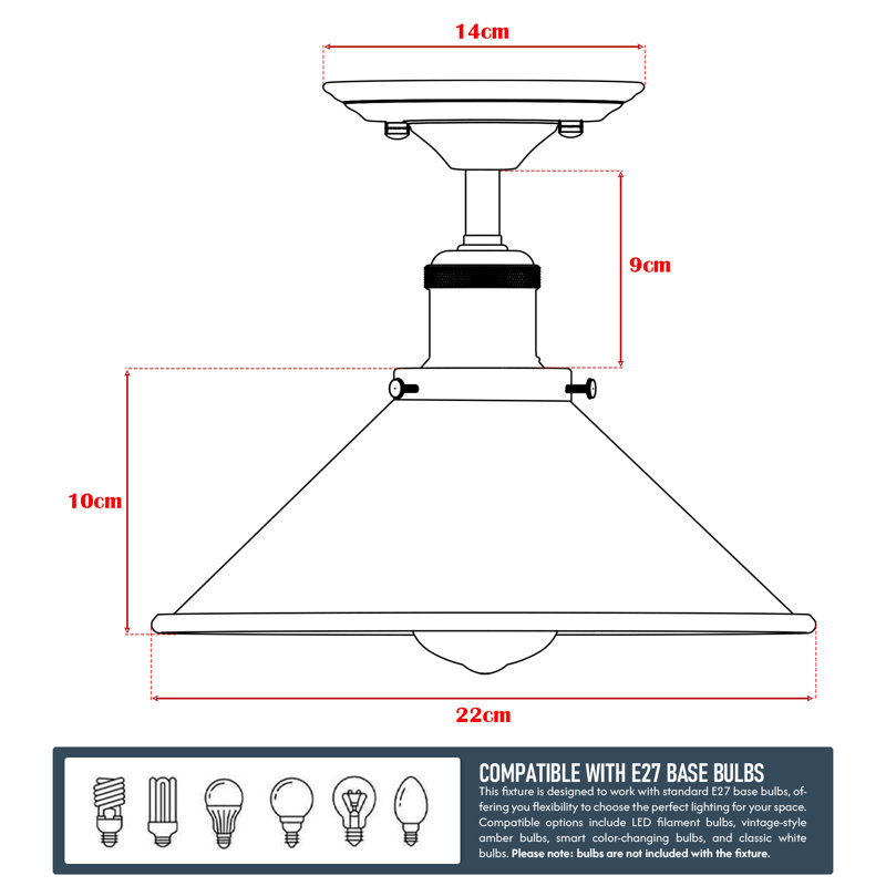 Chee Semi Flush Mount