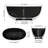 55" Premium Solid Surface Deep Soaking Bathtub-123339635