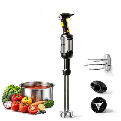 Mélangeur plongeant professionnel de 500 W avec tige extensible de 40 cm pour les cuisines professionnelles