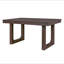 Table de salle à manger extensible de 60 à 78 po, table de cuisine en bois de ferme avec rallonge amovible, grande table extensible pour 4 à 8 personnes, noyer