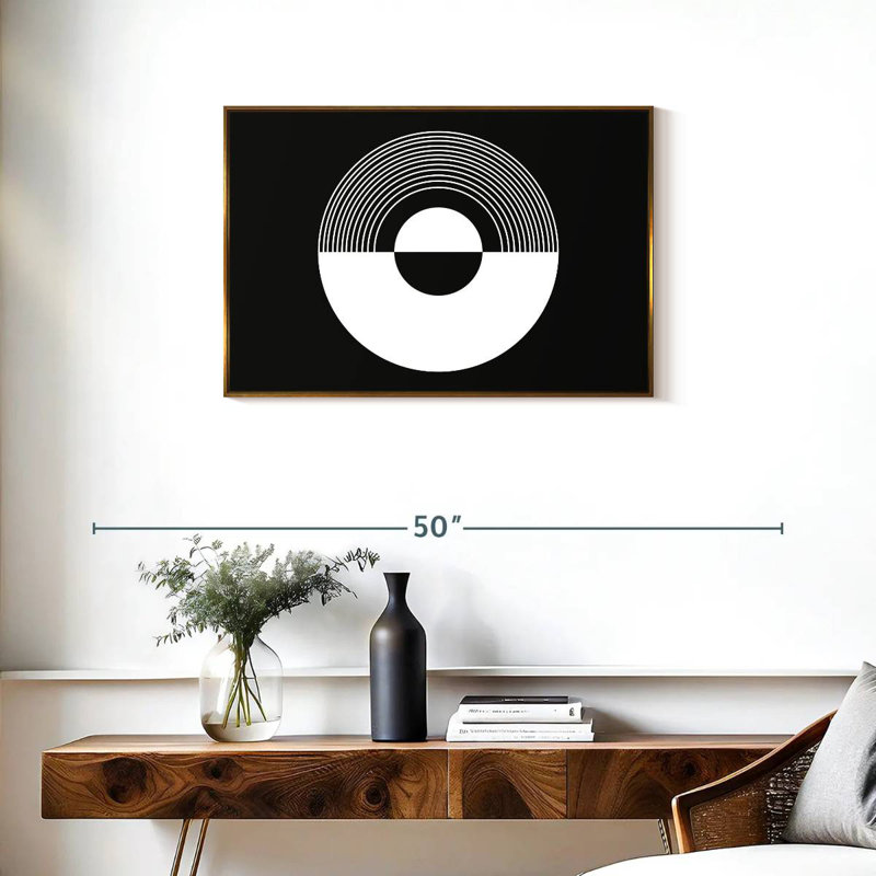 Vinyl Grieco, Floating Frame Gold, 31" X 21"