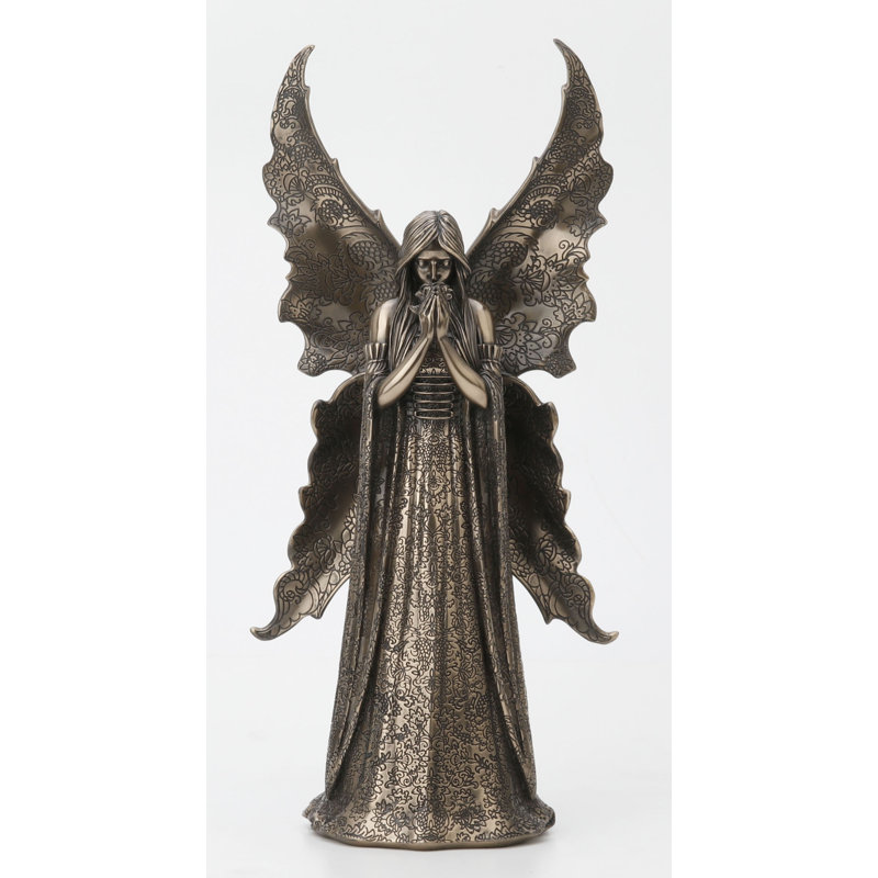 Trinx 14,17 po H SEULEMENT L'AMOUR RESTANT PAR ANNE STOKES Bronze coulé à froid