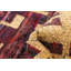 Tapis unique bourgogne foncé en soie noué à la main nouvel âge 5 pi 9 po x 7 pi 10 po