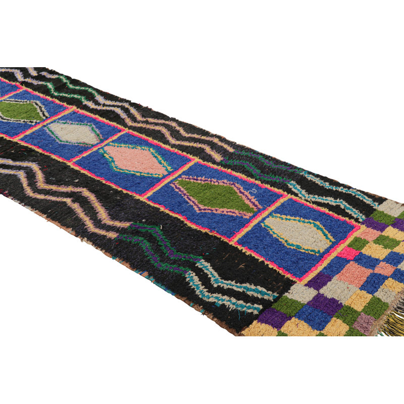 One-of-a-Kind 3'x10'4” Hand Knotted Area Rug