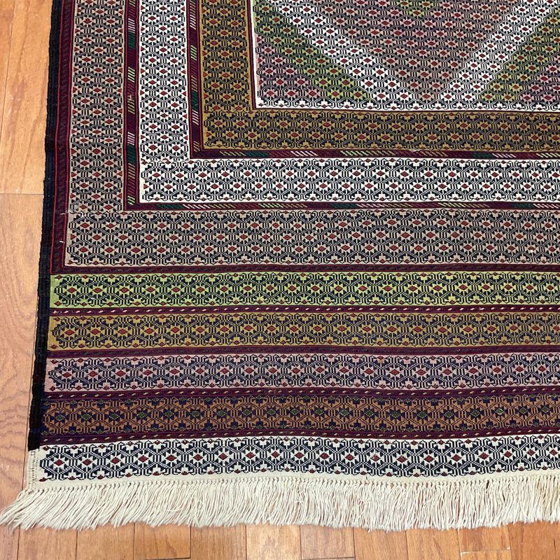 Wool Geometric Indoor Rug