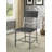 Mckain Open Back Side Chair in Silver